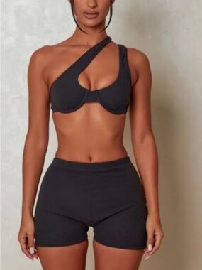Mars The Label Ribbed Short Set